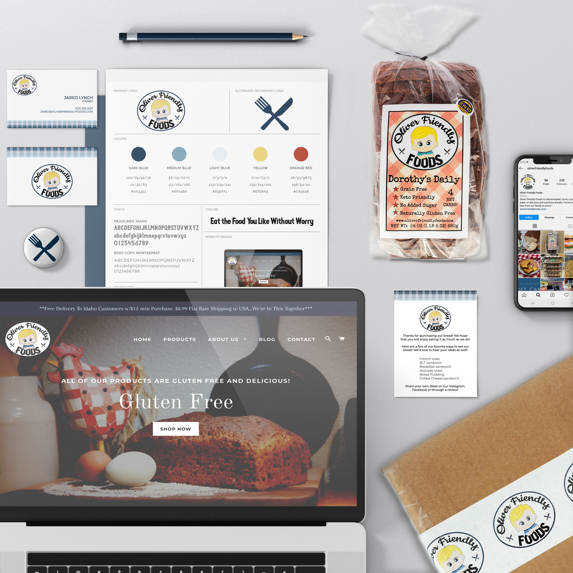 Oliver-Friendly-Foods---Branding-Materials-Scene